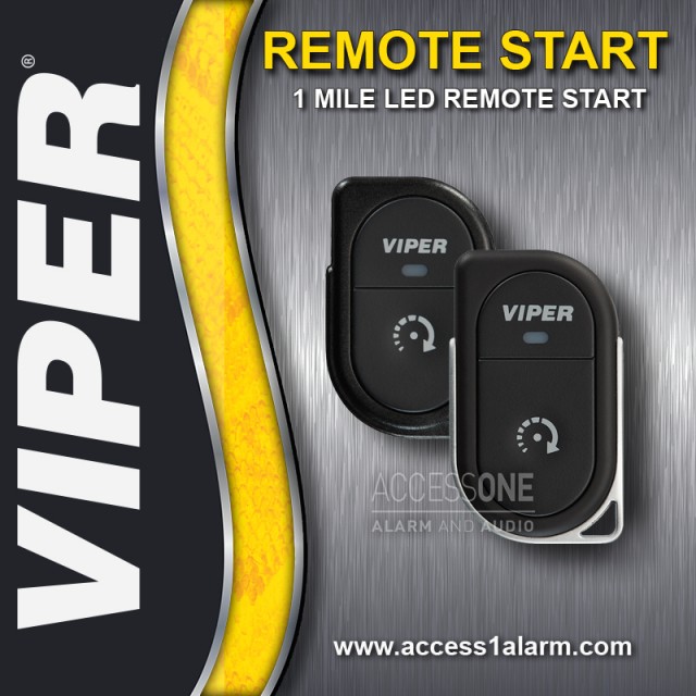 Chevy Corvette Viper 1-Mile LED 1-Button Remote Start System